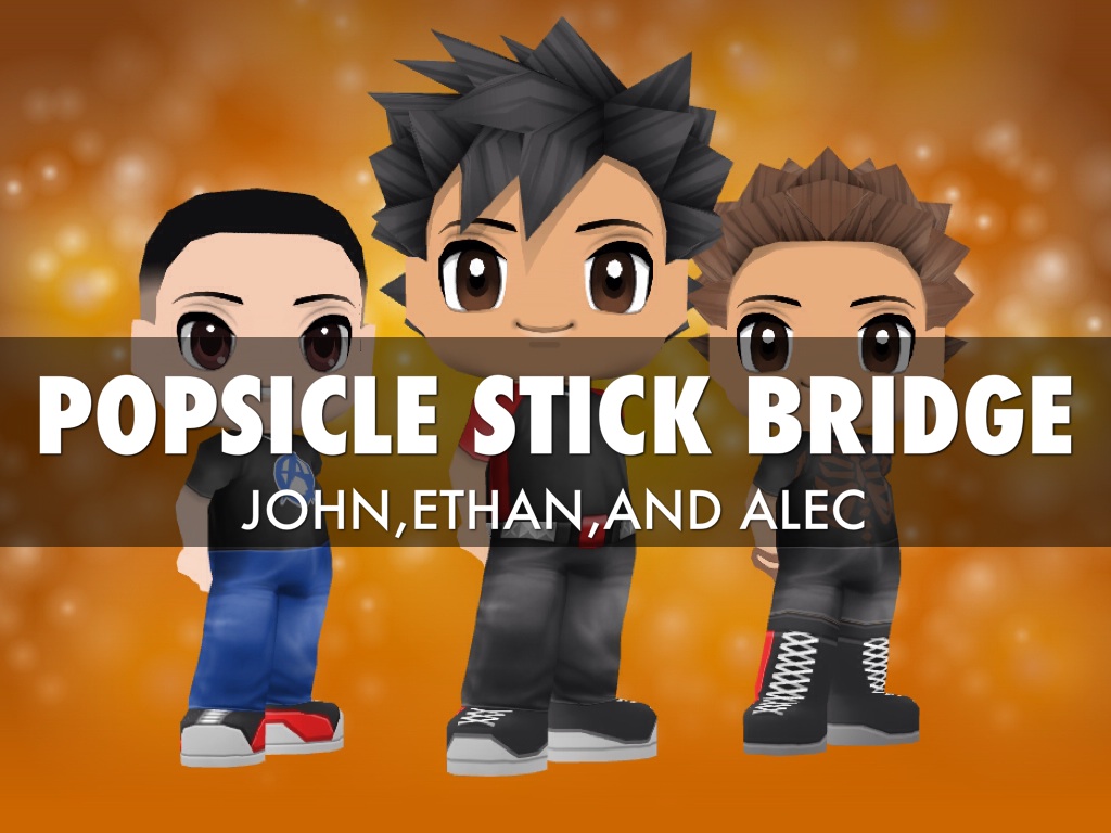 Popsicle Stick Bridge