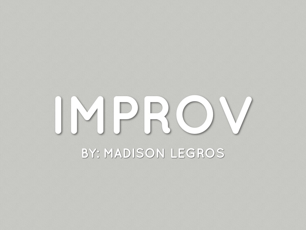 Improv TED Talk