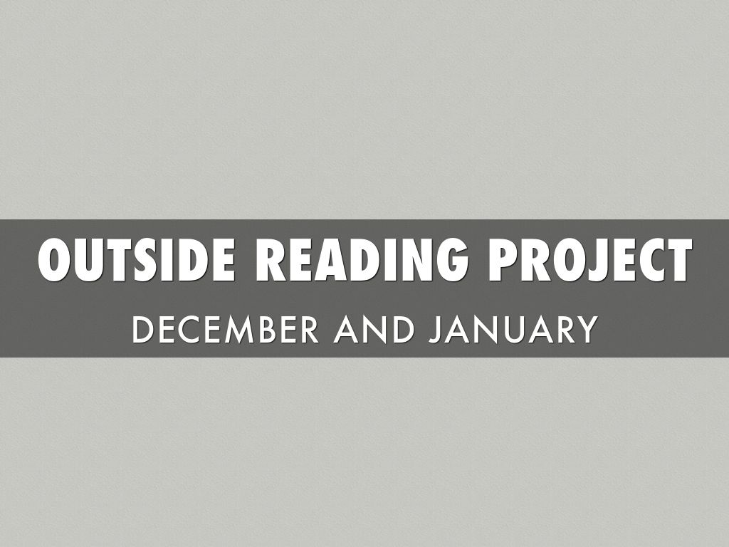 Outside Reading Project