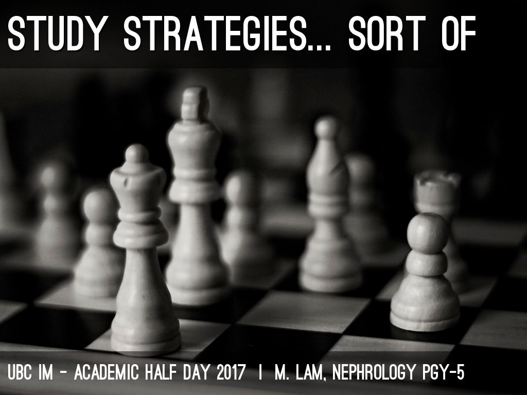 Study Group Strategies (RCE)