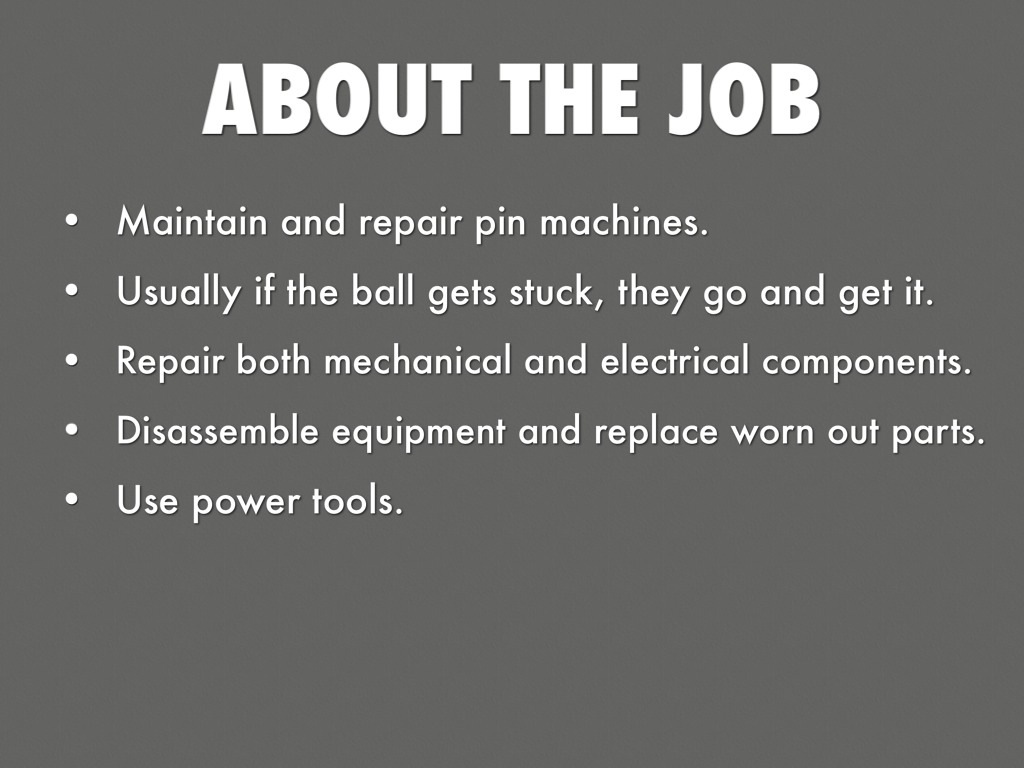 Bowling Alley Mechanic by Ben Boettcher