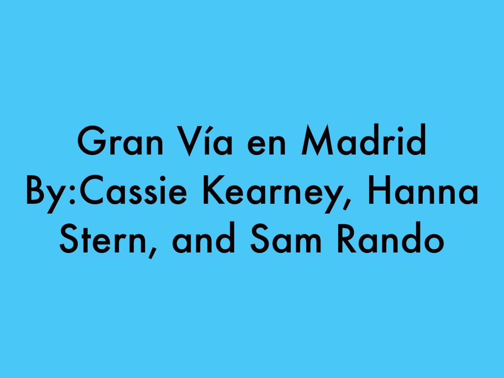 Gran Vía