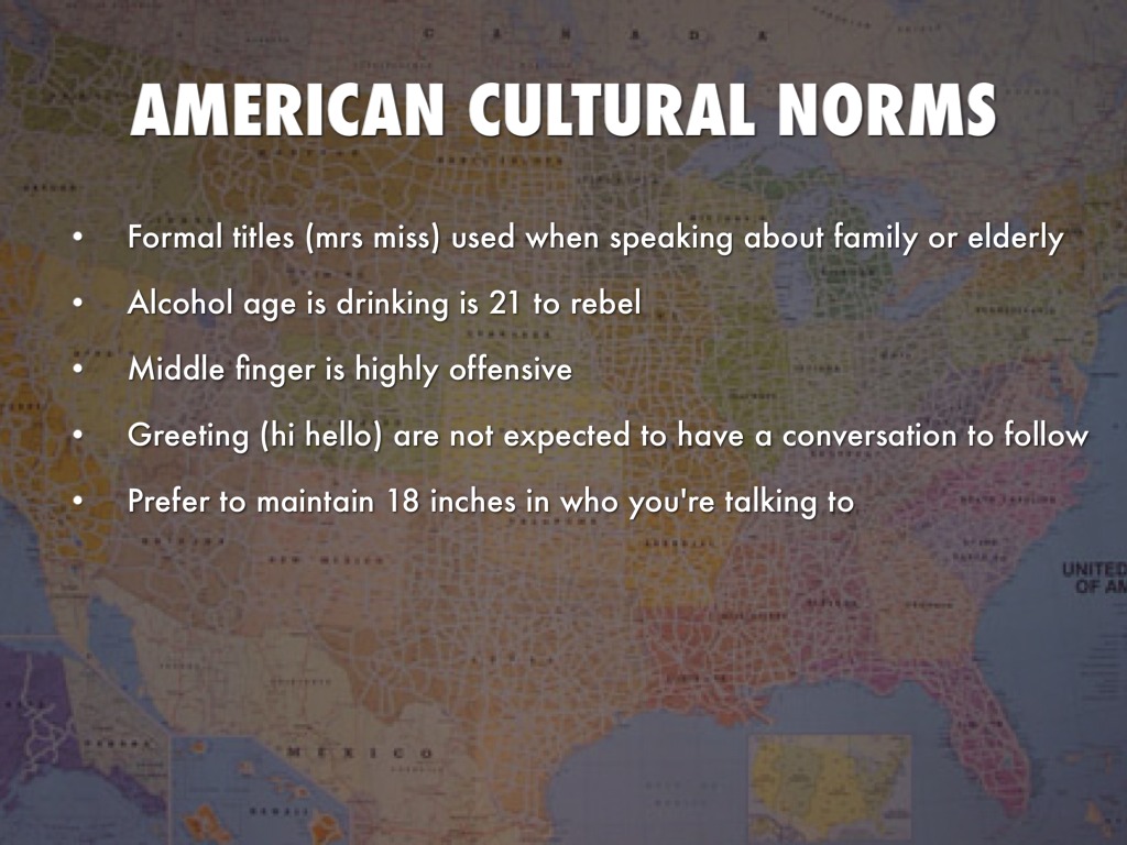 american culture norms