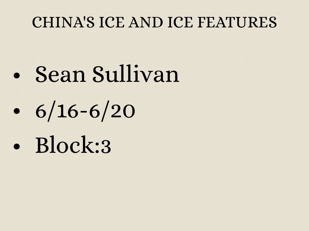 China's Snow Features ☺️😂