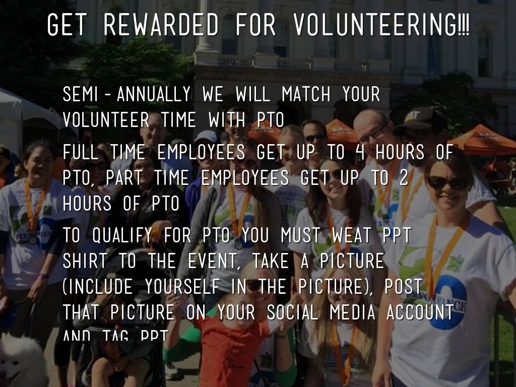 Get rewarded for volunteering!!!