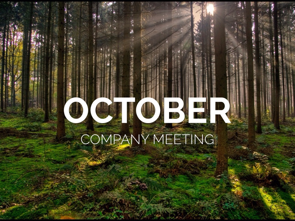 Company Meeting October