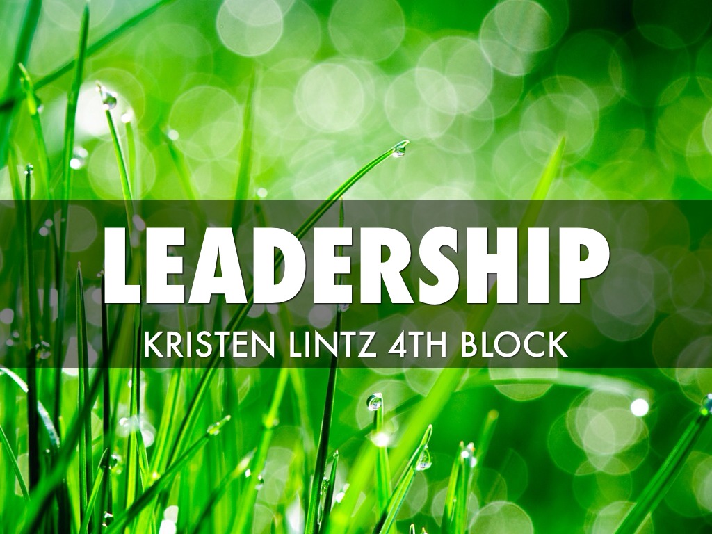 Leadership... It's A Lifestyle