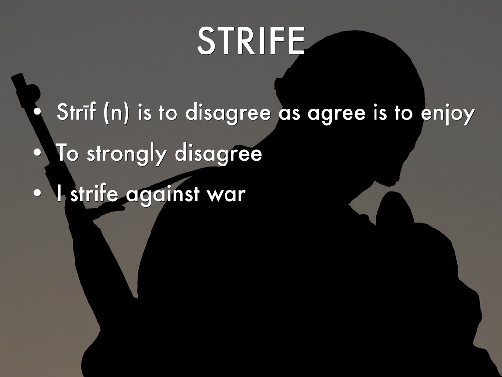 Strife Rhyme Vocabulary #2 by Phoebe Robeson