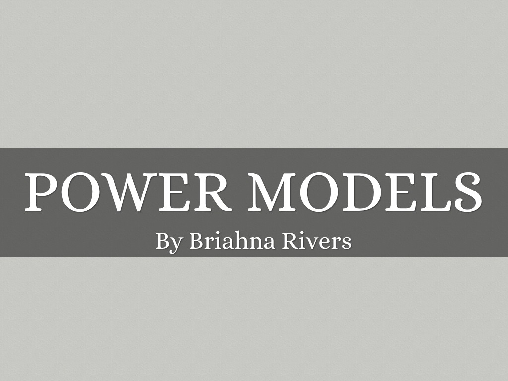 Power Models 