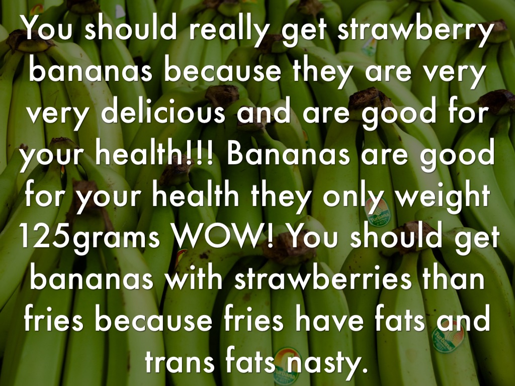 Bananas With Strawberries 