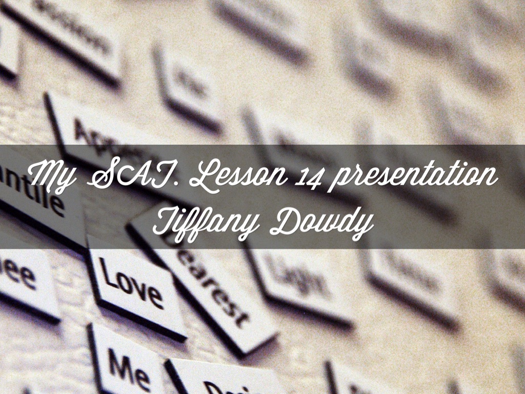 Lesson SAT 14 Vocabulary 