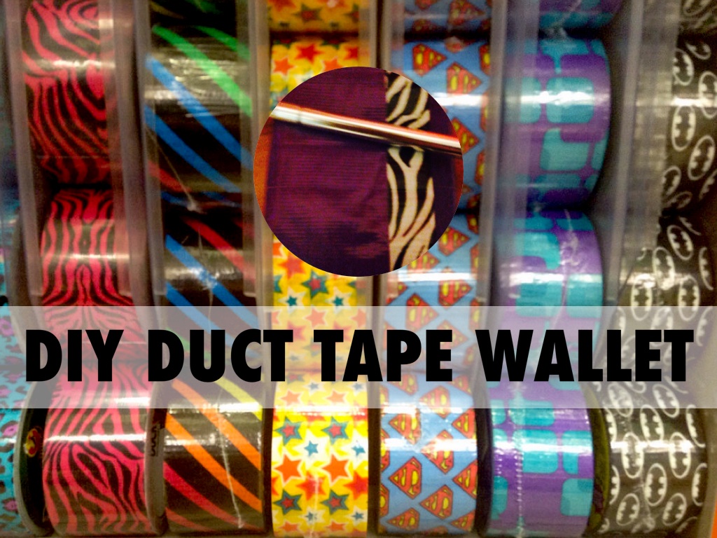 DIY DUCT TAPE WALLET
