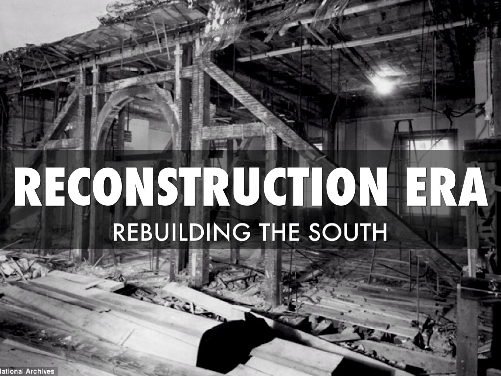 a plan for rebuilding the south after the Civil War was called what