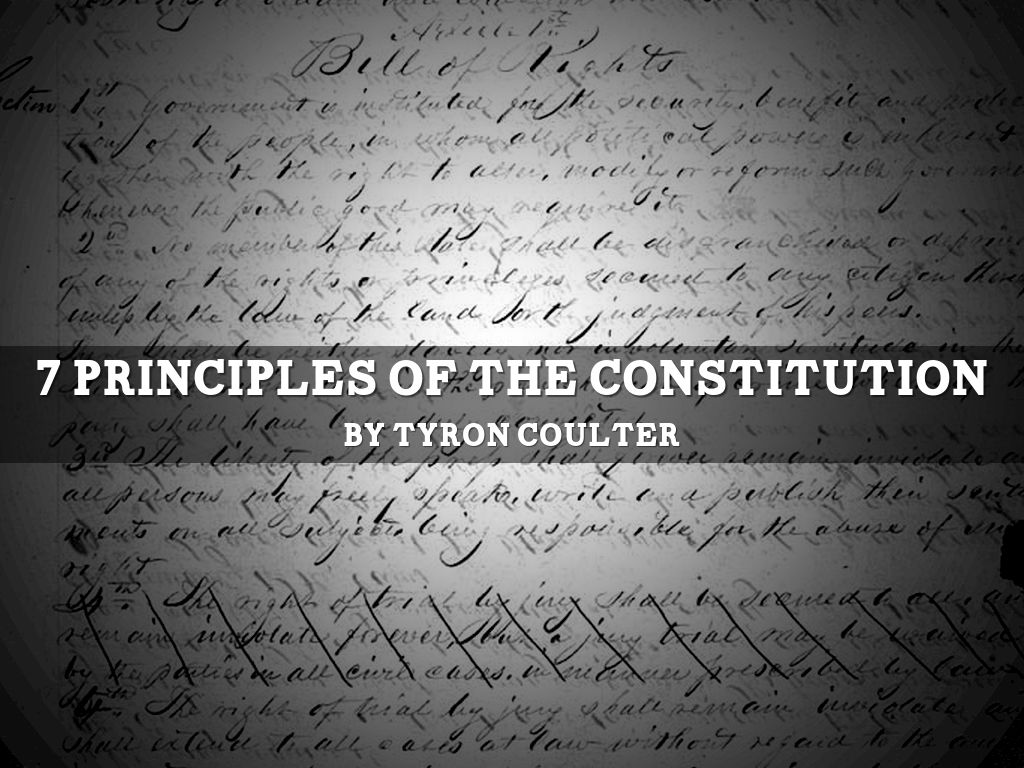 7 Principles of the Constitution