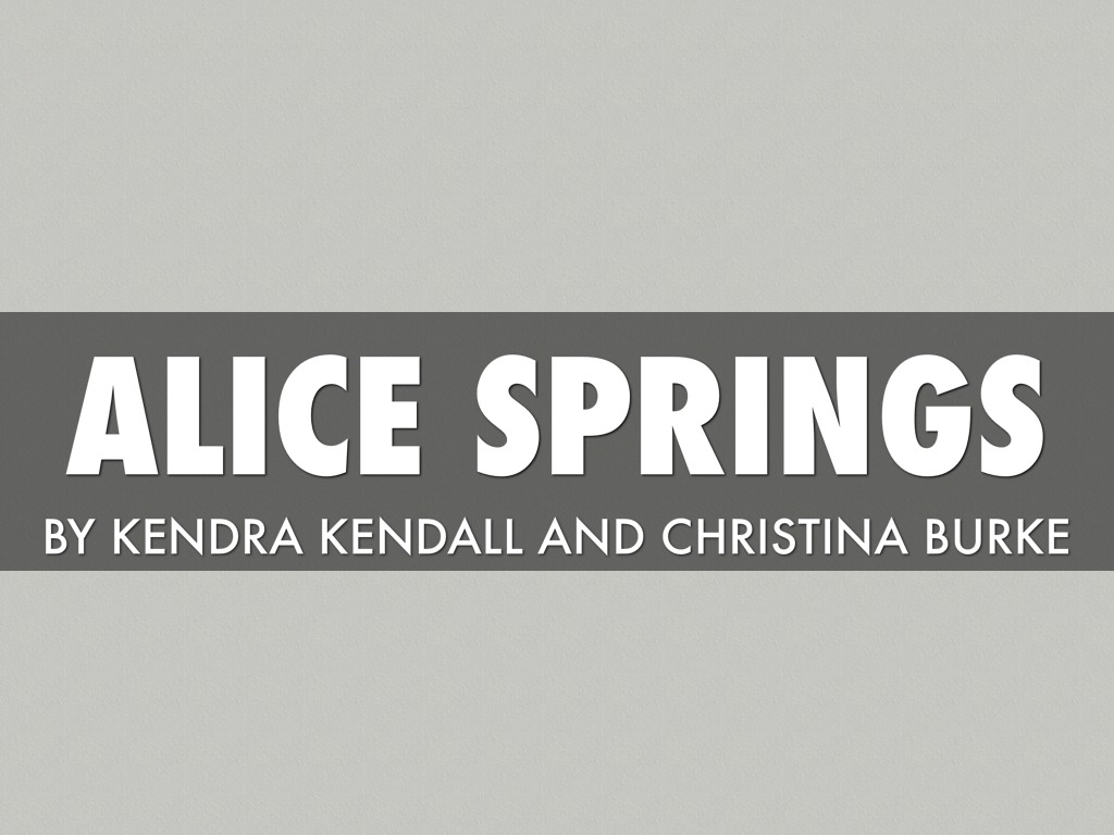 Alice Springs