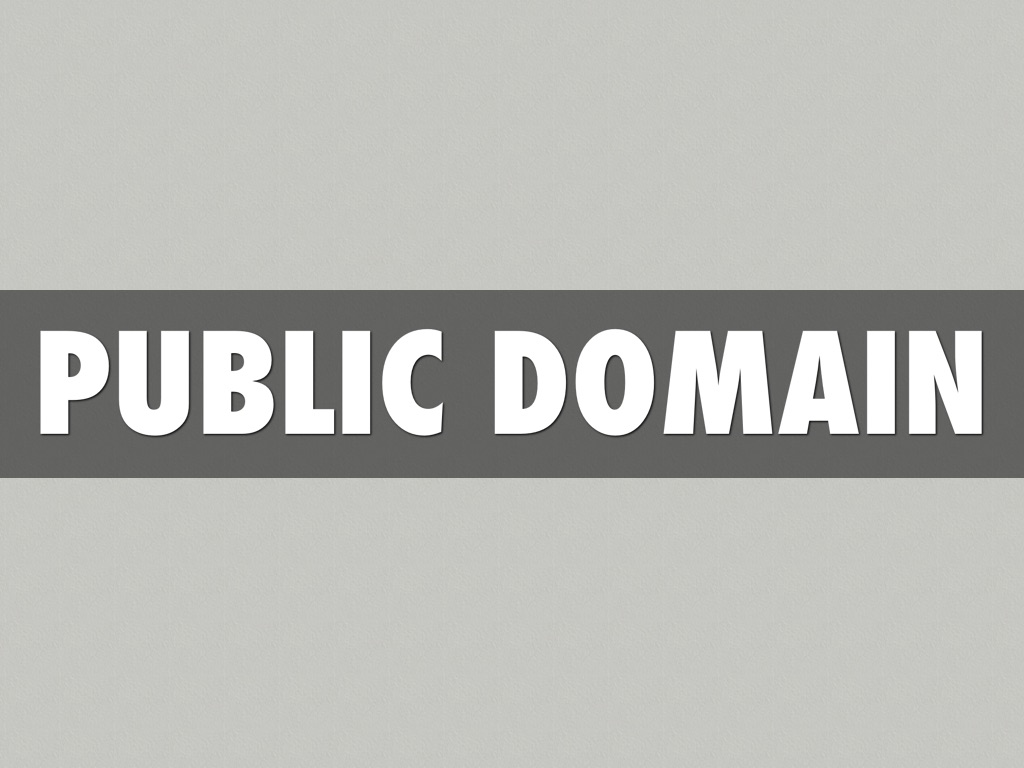Public Domain