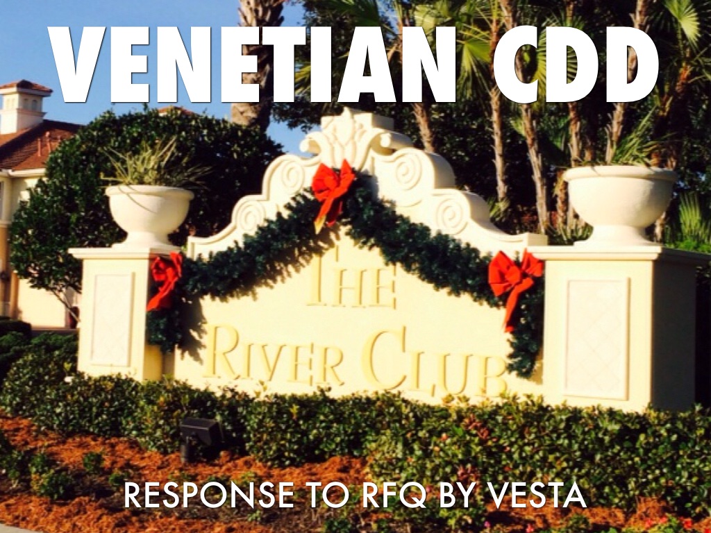 RFQ for Venetian CDD