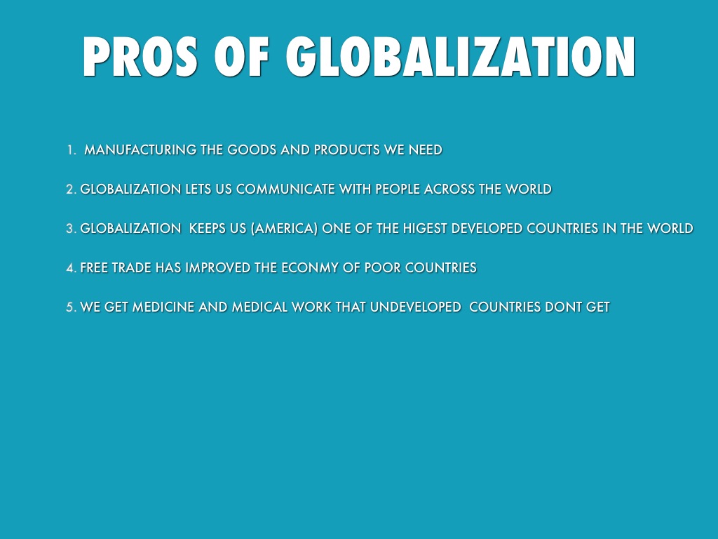 globalization cons essay