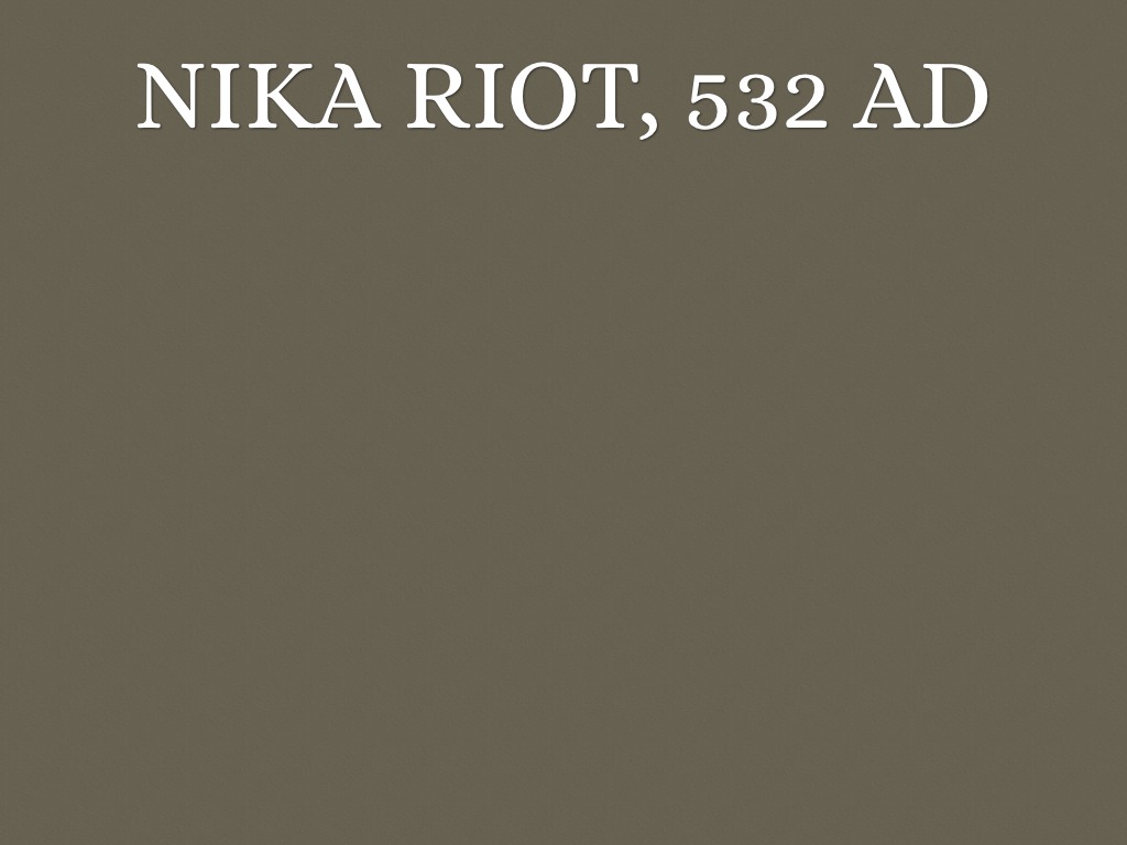 Nika Riot by Aidan Bolling