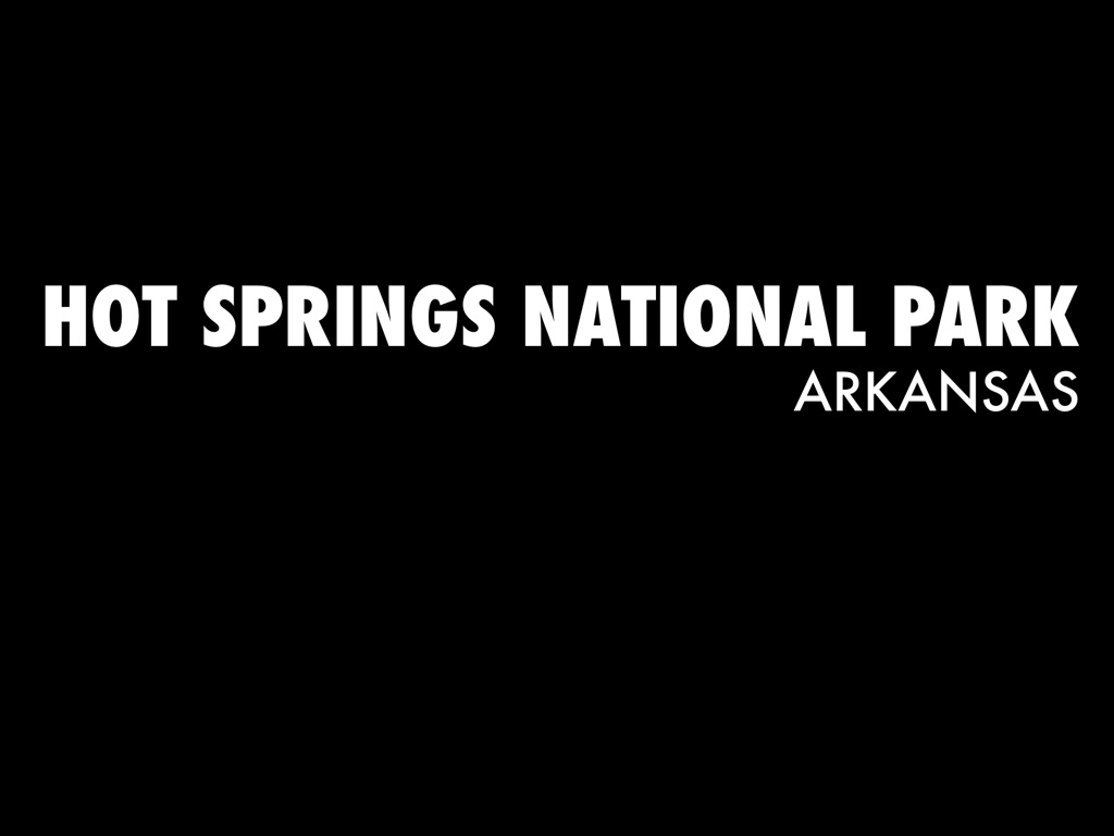 Hot Springs National Park