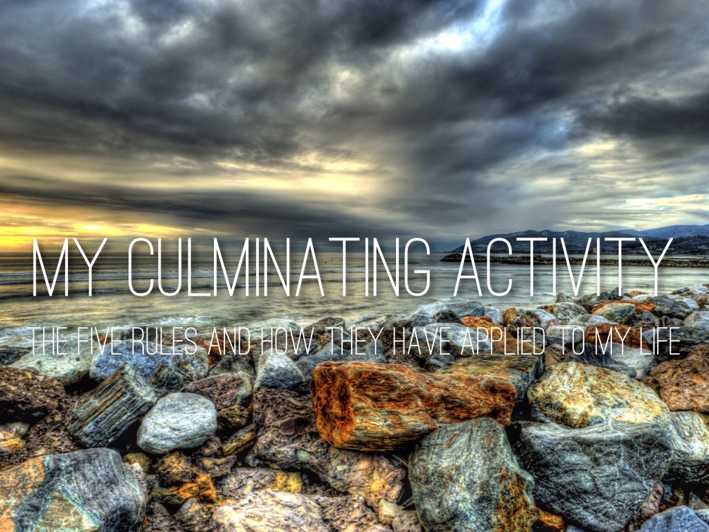 My Culminating Activity 