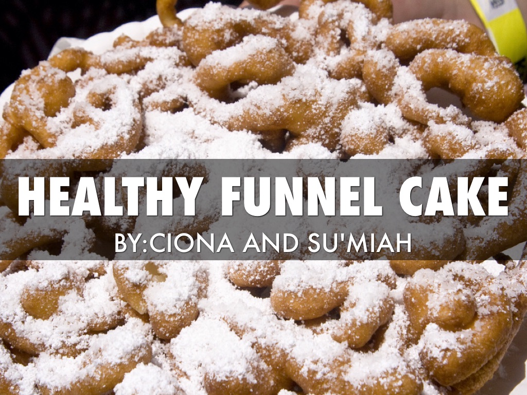 HEALTHY FUNNEL CAKE by Ciona Davis