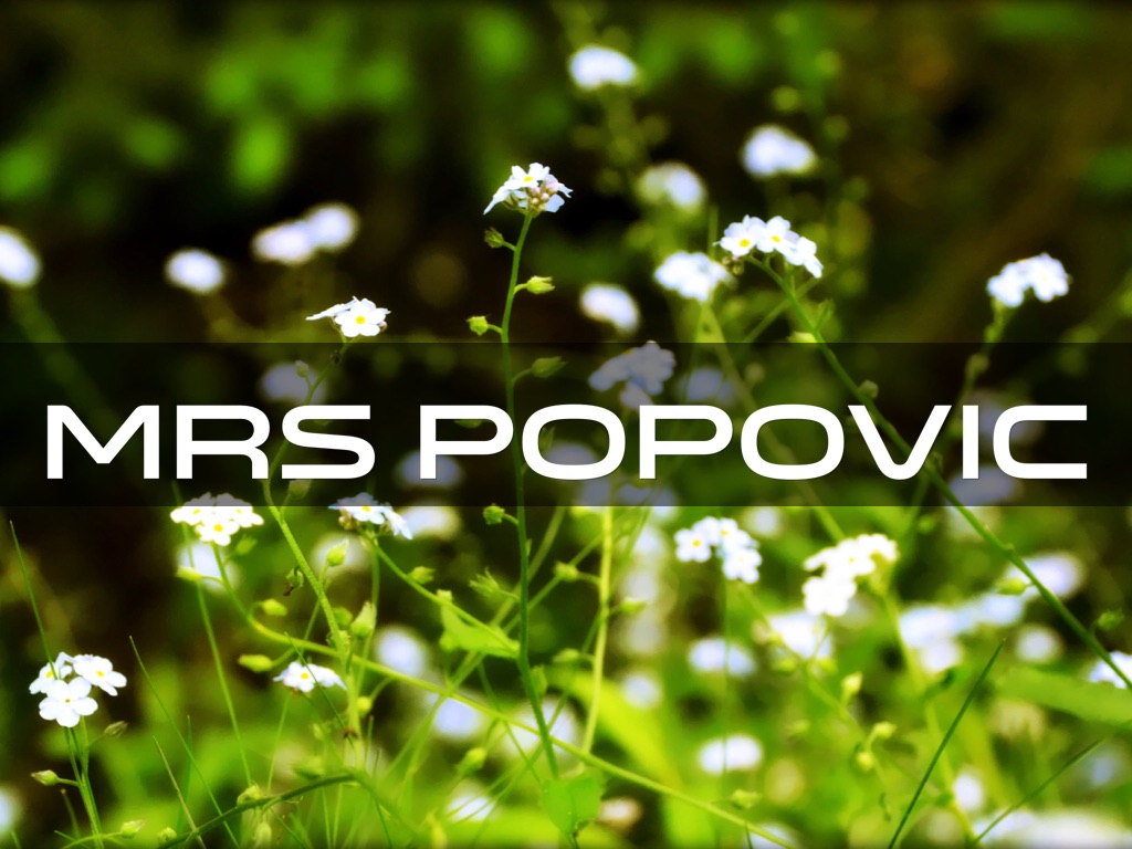 Mrs Popovic