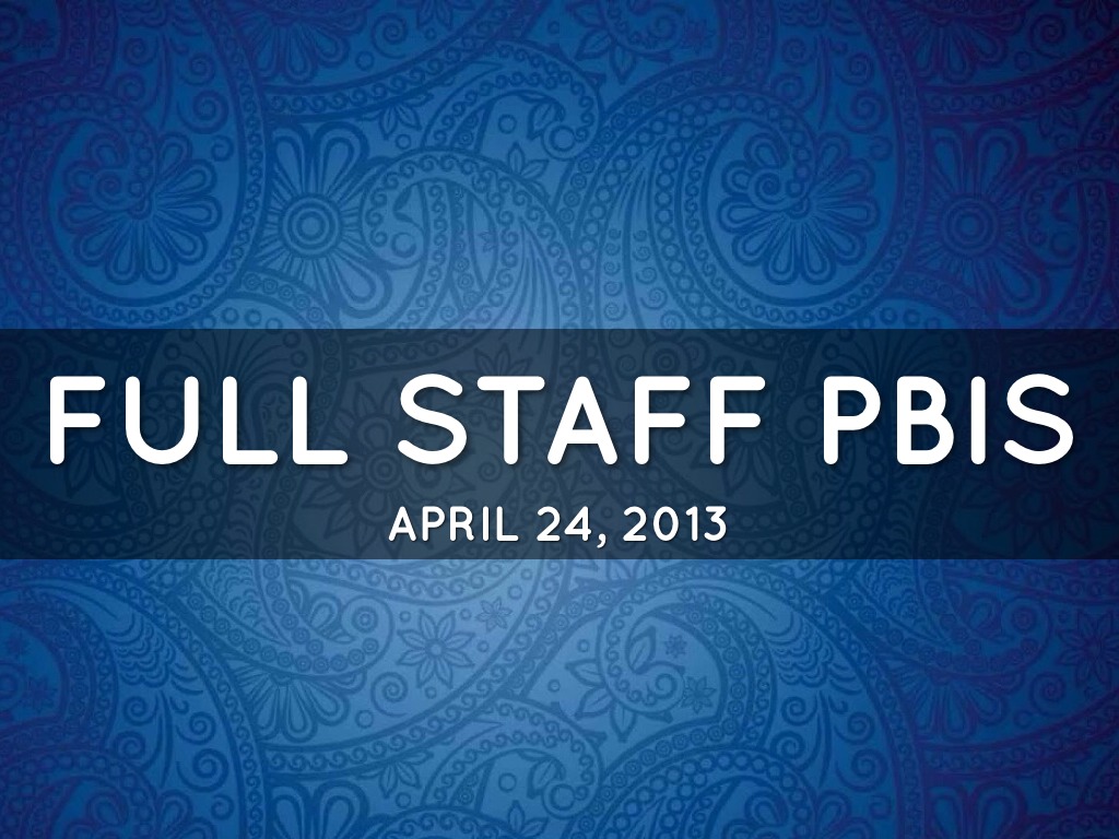 Full Staff PBIS 