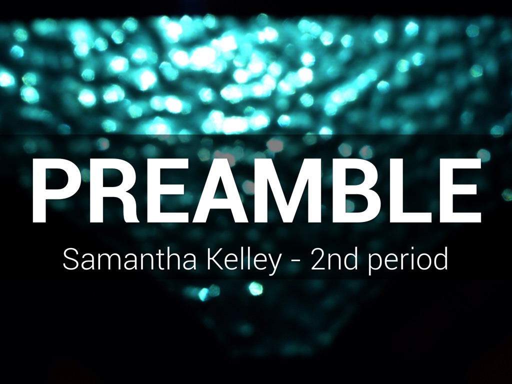 Preamble