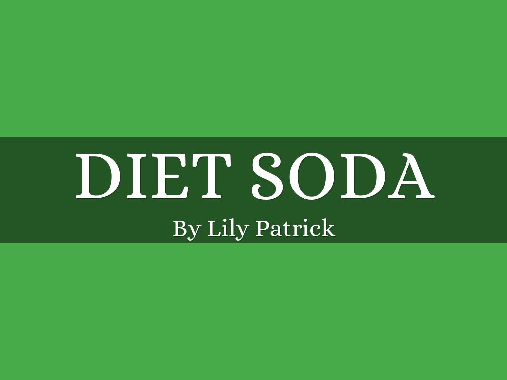 diet soda