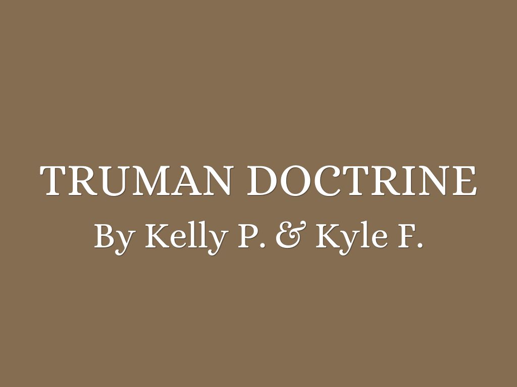 Truman Doctrine