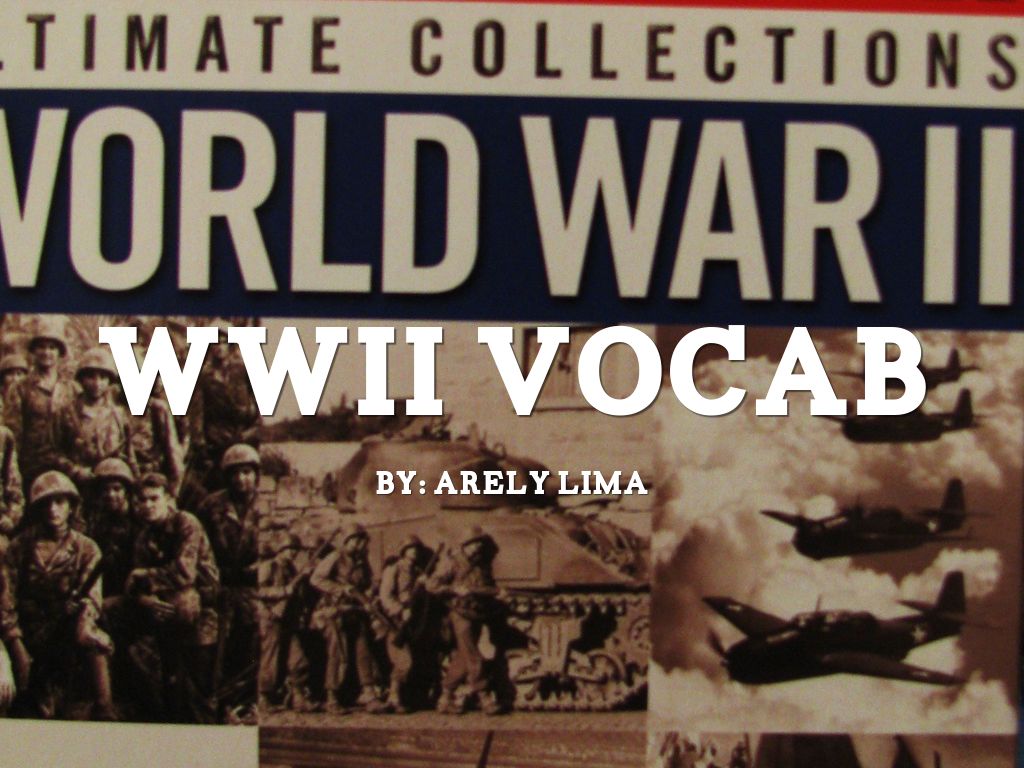 WWII Vocab