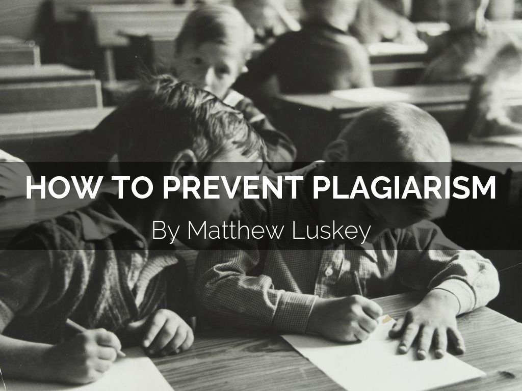 How To Prevent Plagiarism