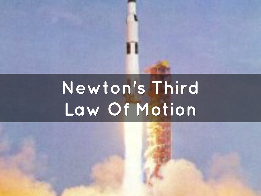 Newton's Third  Law Of Motion