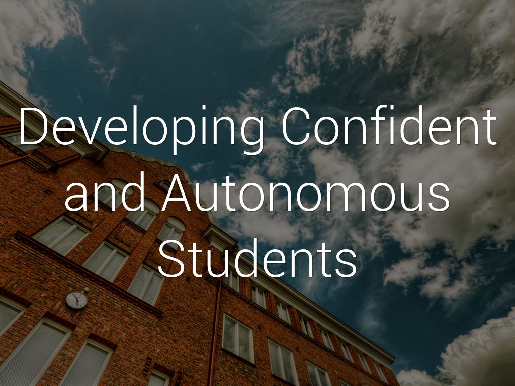 Autonomous / Mastery Classrooms