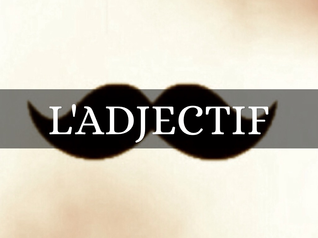 L'adjectif 🎀