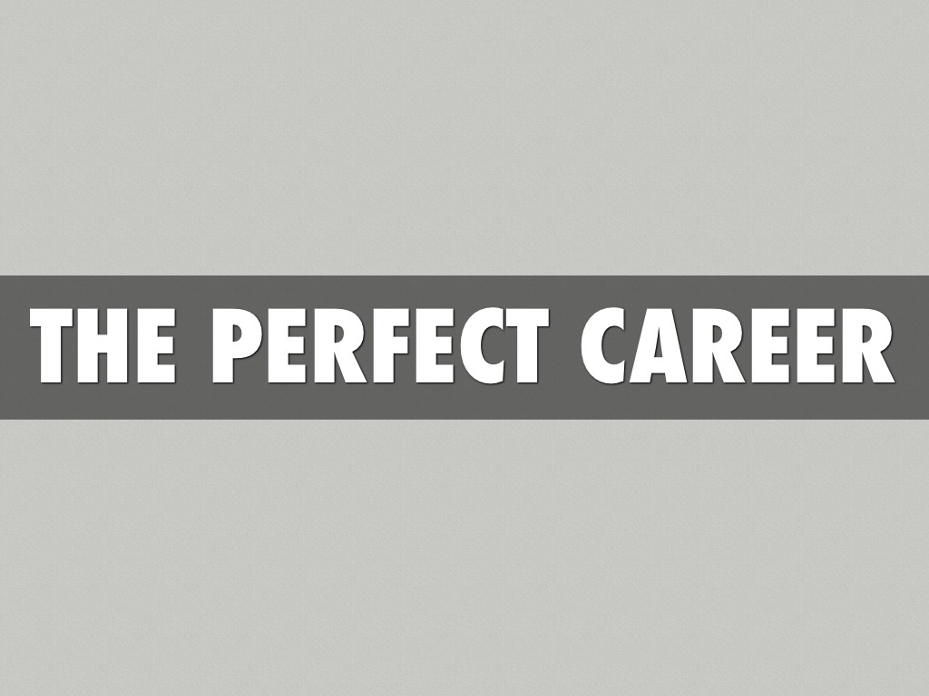 The Perfect Career