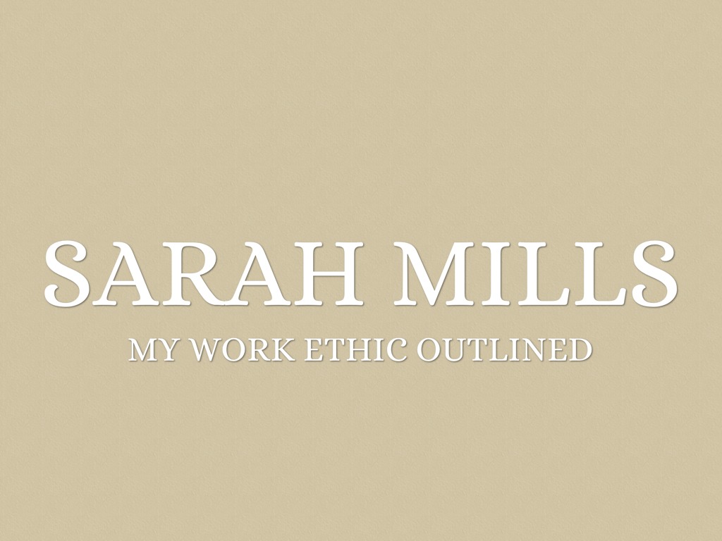 Sarah Mills - Progress Chart