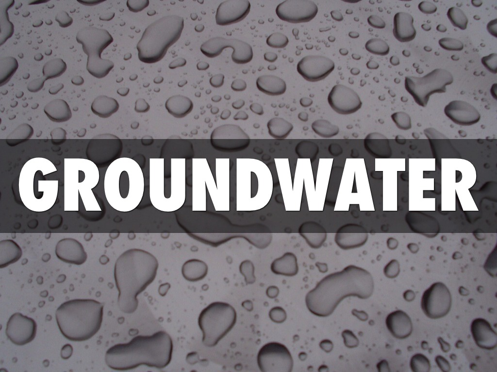 Groundwater