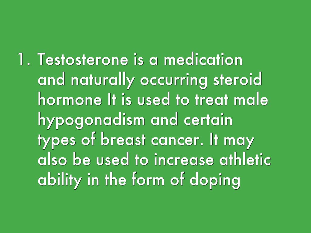 testosterone 