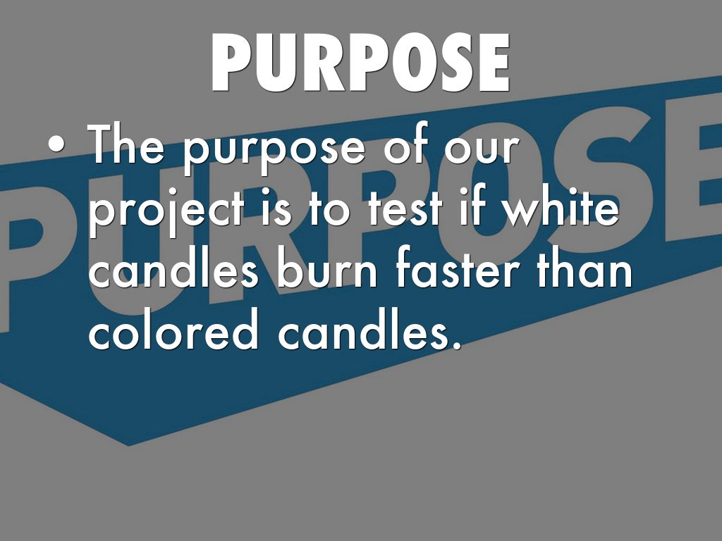 Do White Candles Burn Faster Then Colored Candles by