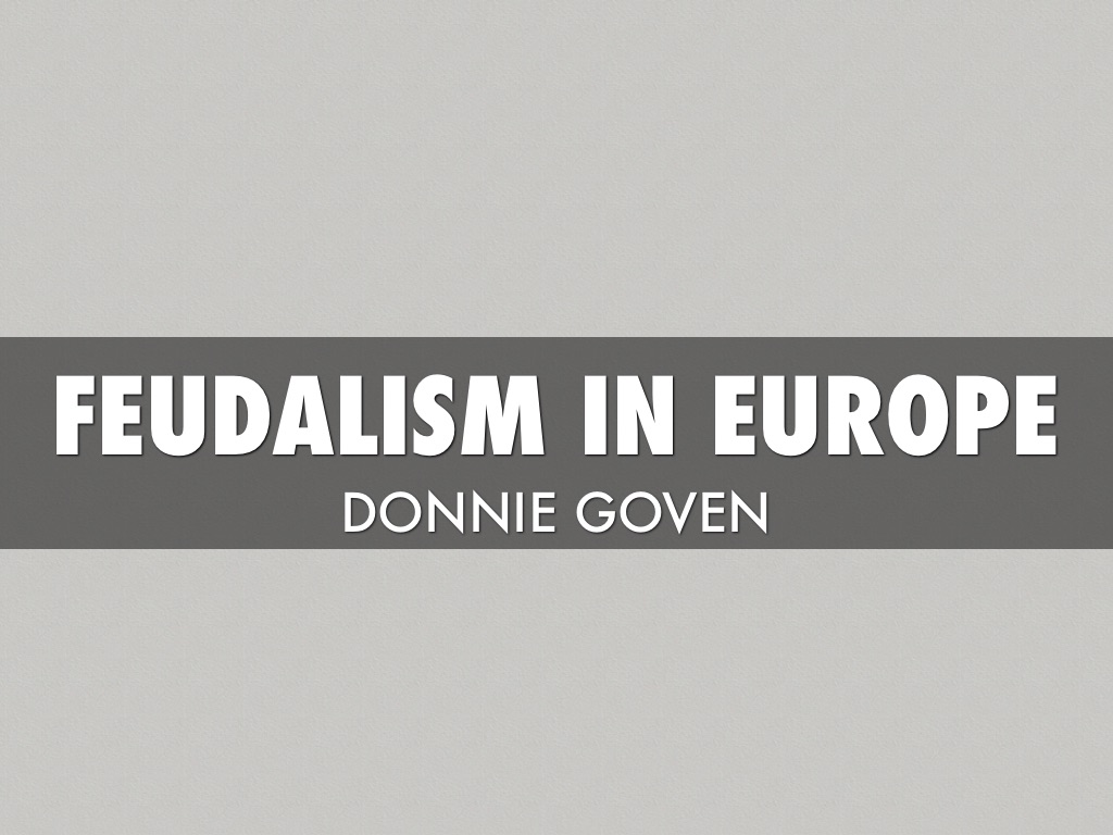 Feudalism In Europe