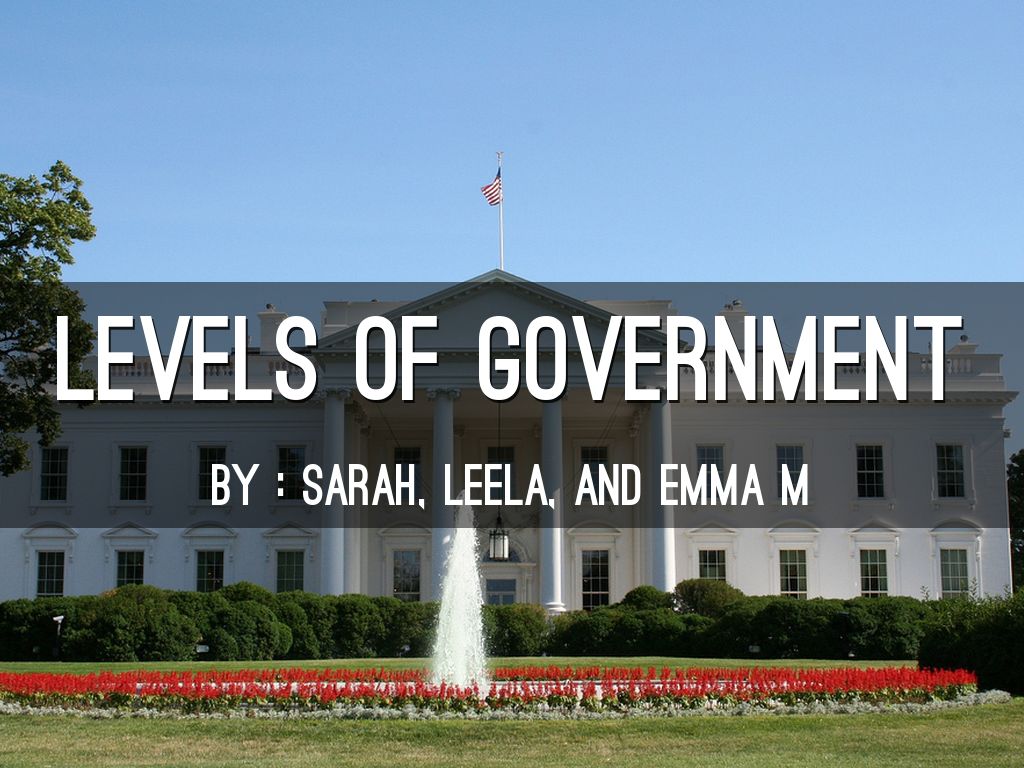 Levels Of Government 
