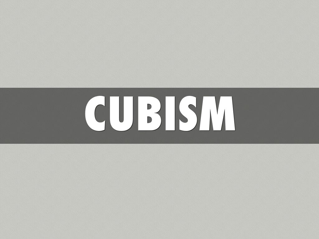 Copy of Cubism
