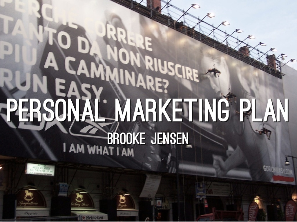 Personal Marketing Plan