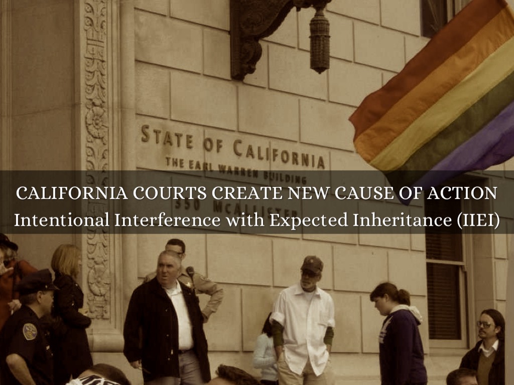 New California Probate Cause Of Action