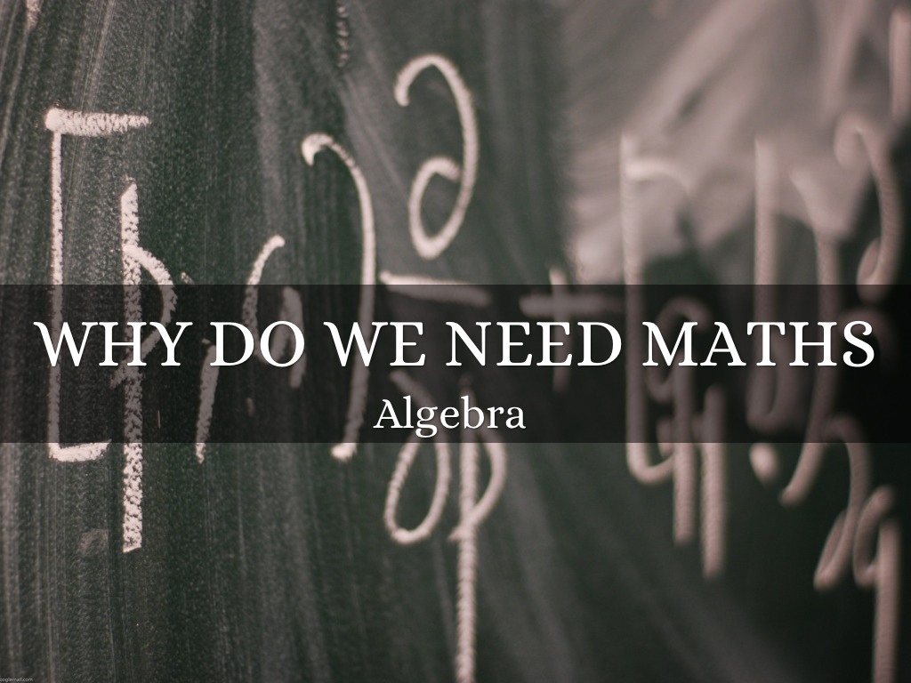Why We Need Maths by Thomas Dorian