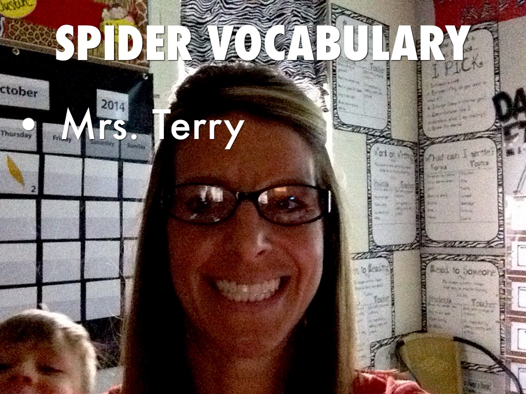 Spider Vocabulary Nichole