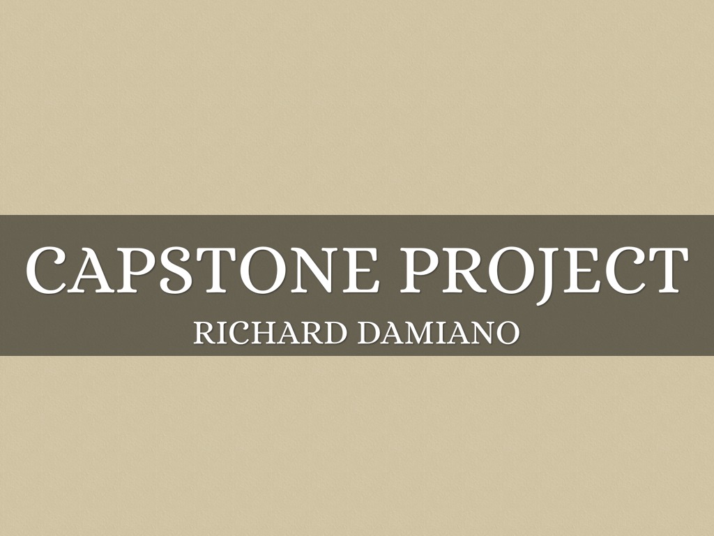 Capstone Project