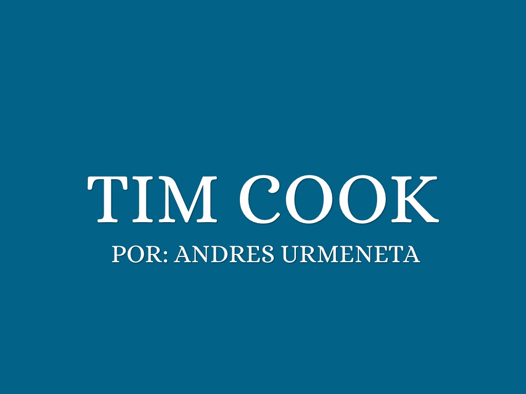Tim Cook 